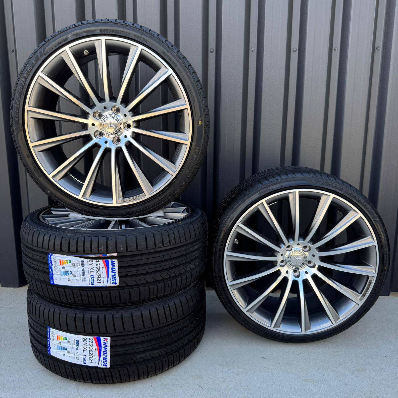 Set 4 Roti Complete compatibil cu Mercedes 275/30/R21 VARA